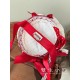 Twin Bears Take A Bite Of Cake White&Red JSK and Salopette(2nd Pre-Order/Full Payment Without Shipping)